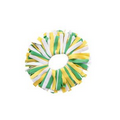 Spirit Pomchies  Ponytail Holder - Kelly Green/White/Yellow Gold